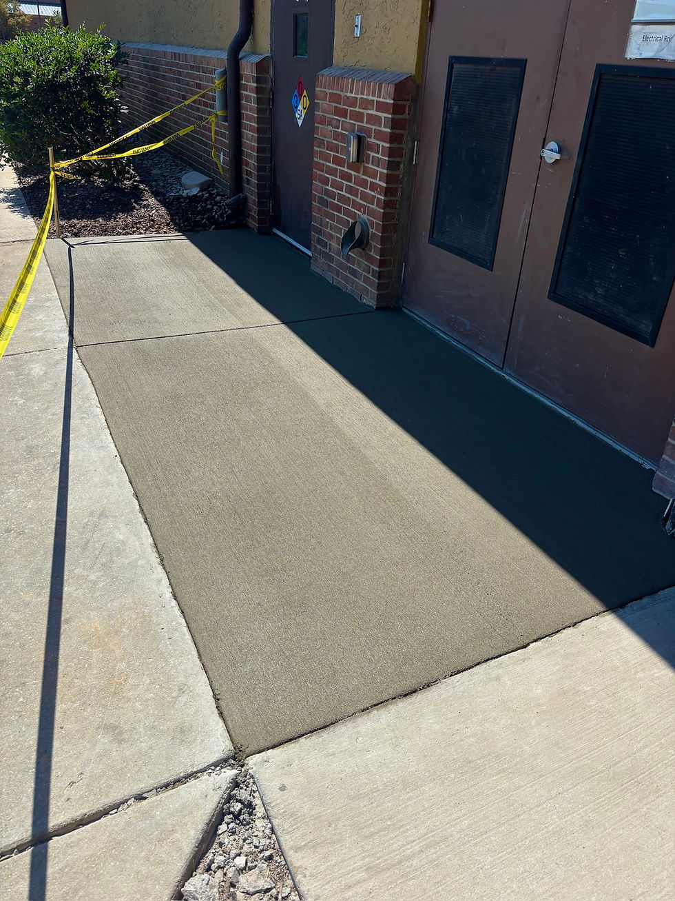 Commercial Concrete Pad Replacement