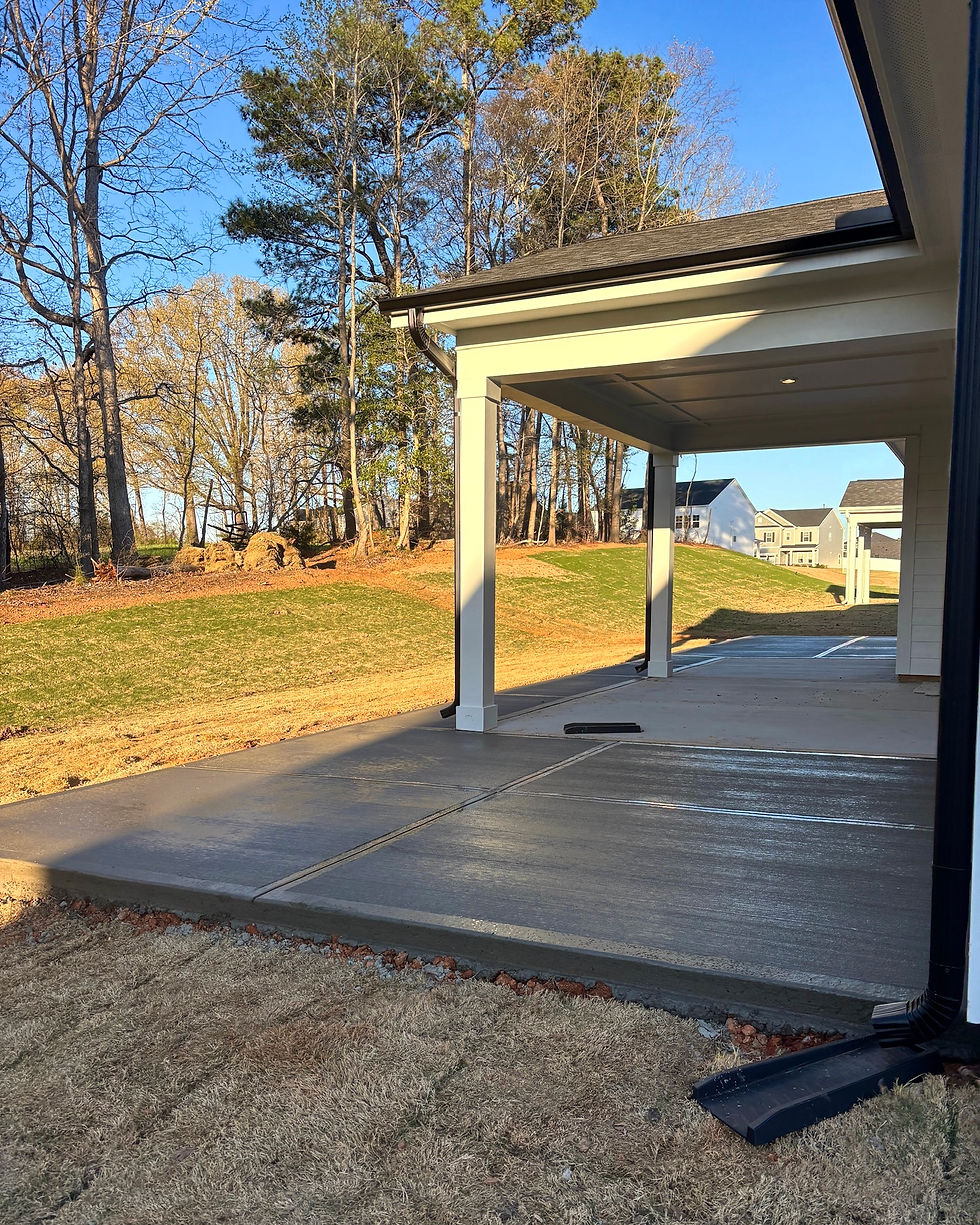 Concrete Patio Extension