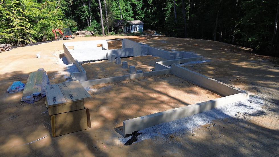 Block Walls for House Foundation