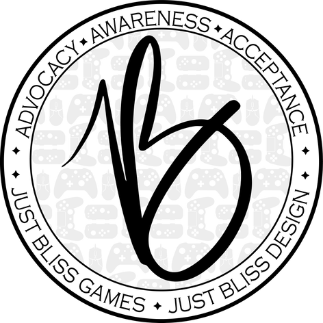 Just Bliss Games and Design Logo