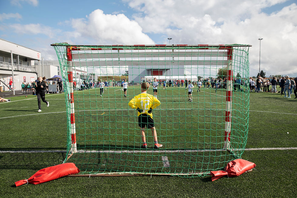 Toten Håndballklubb keeper i mål