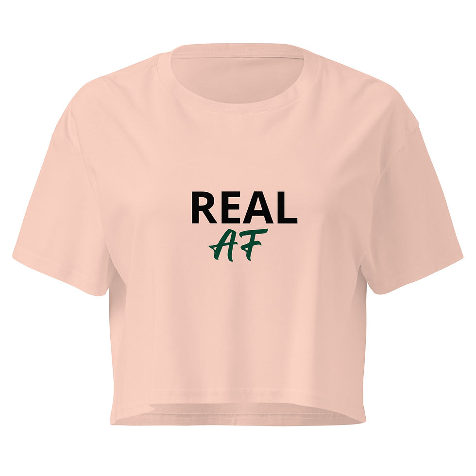 Thumbnail: Real AF Women’s Relaxed V Neck Tee