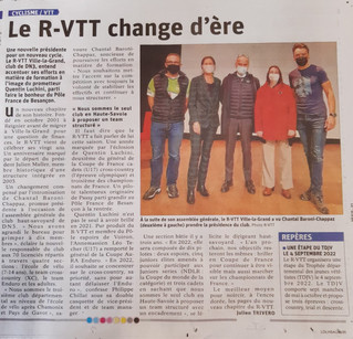 Article paru dans le Dauphiné