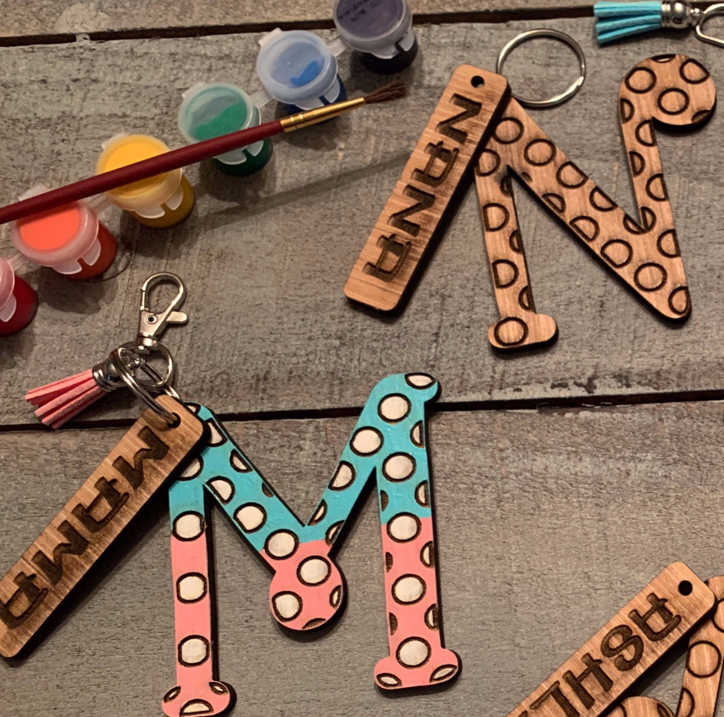 DIY Kit, Keychain Kit, Birthday Gift Idea, DIY Keychain Kit