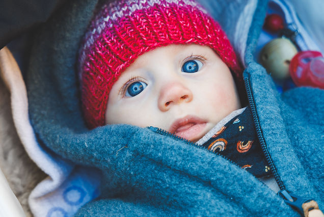 Baby, blaue Augen