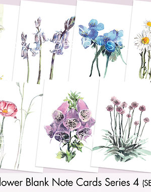 Wildflower Blank Note Cards Series 4 (Set of 7)