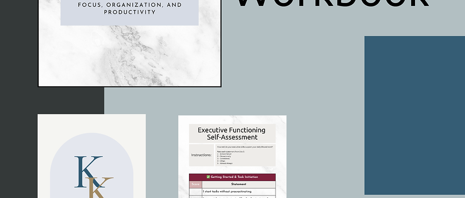 Executive Functioning Workbook
