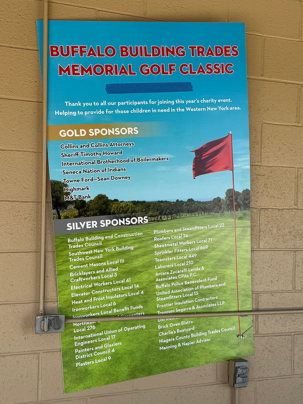 Celebrating the Buffalo Building Trades -Memorial Charity Golf Outing