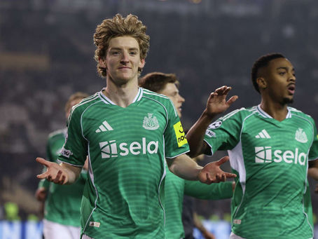 Anthony Gordon scores four on a delightful evening for Newcastle United