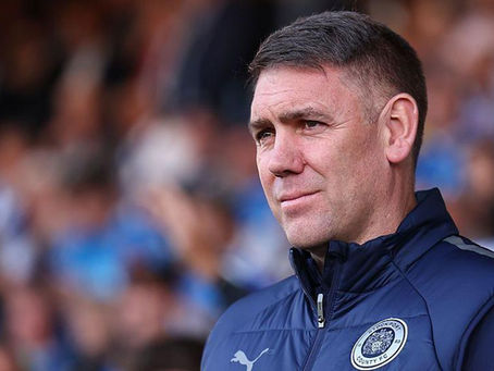 Stockport County manager Dave Challinor leaves the club
