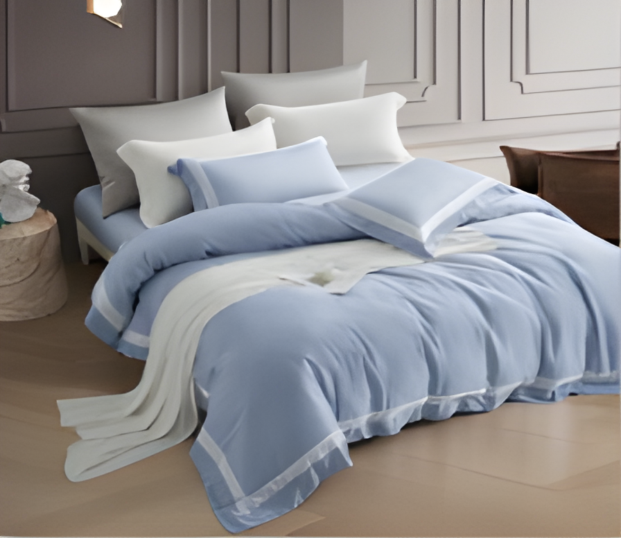 Thumbnail: 8-6 Sky Blue Bedding Set