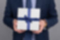 Successful man share gift box Businessman prepare for romance date Business reward Busines