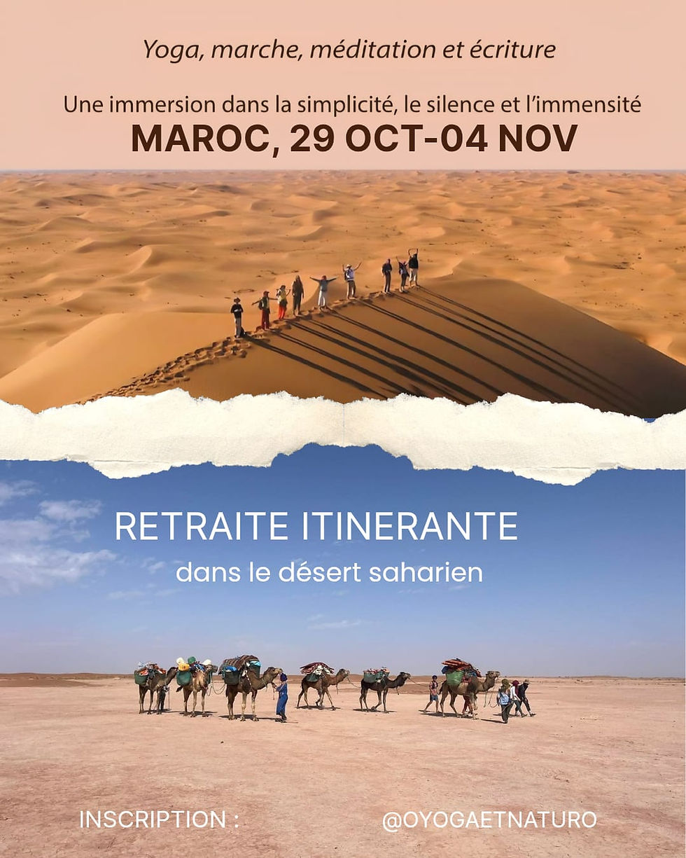 Retraite de yoga avec Cinthia DECELLE de yoga et natur O 7 jours - 6 nuits