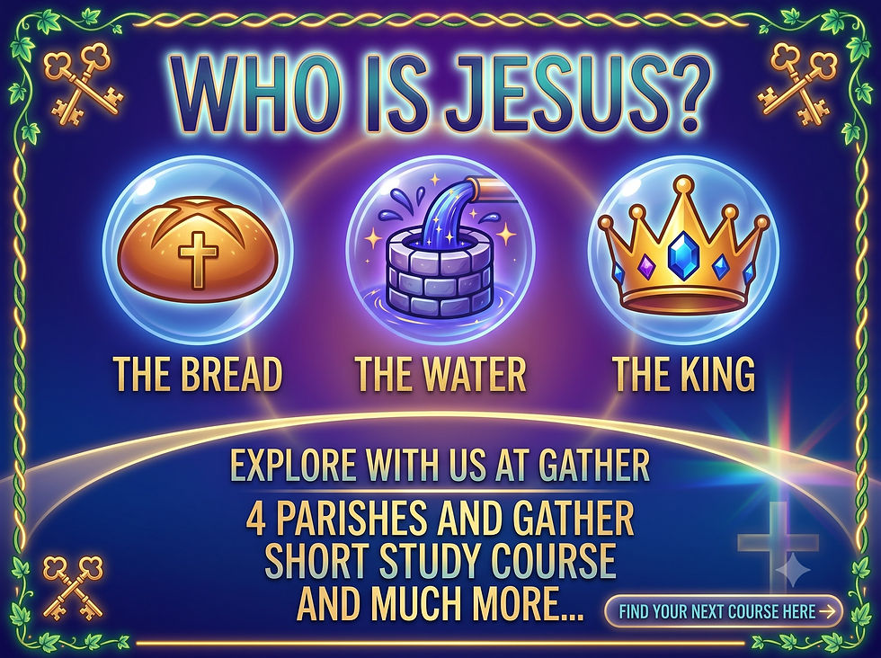 Who Is Jesus? — A 4 Parishes & GATHER Short Study Course