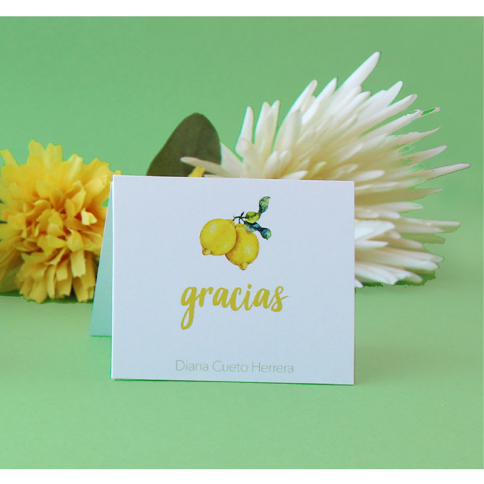 Miniatura: Set de 3 Tarjetas - Limon