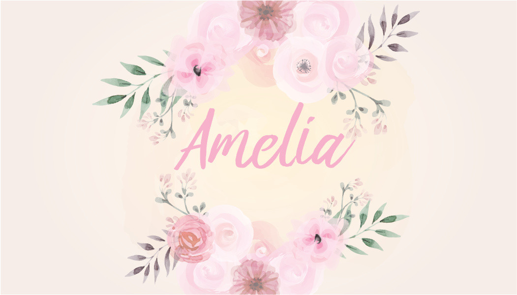 Tarjeta Personal Floral