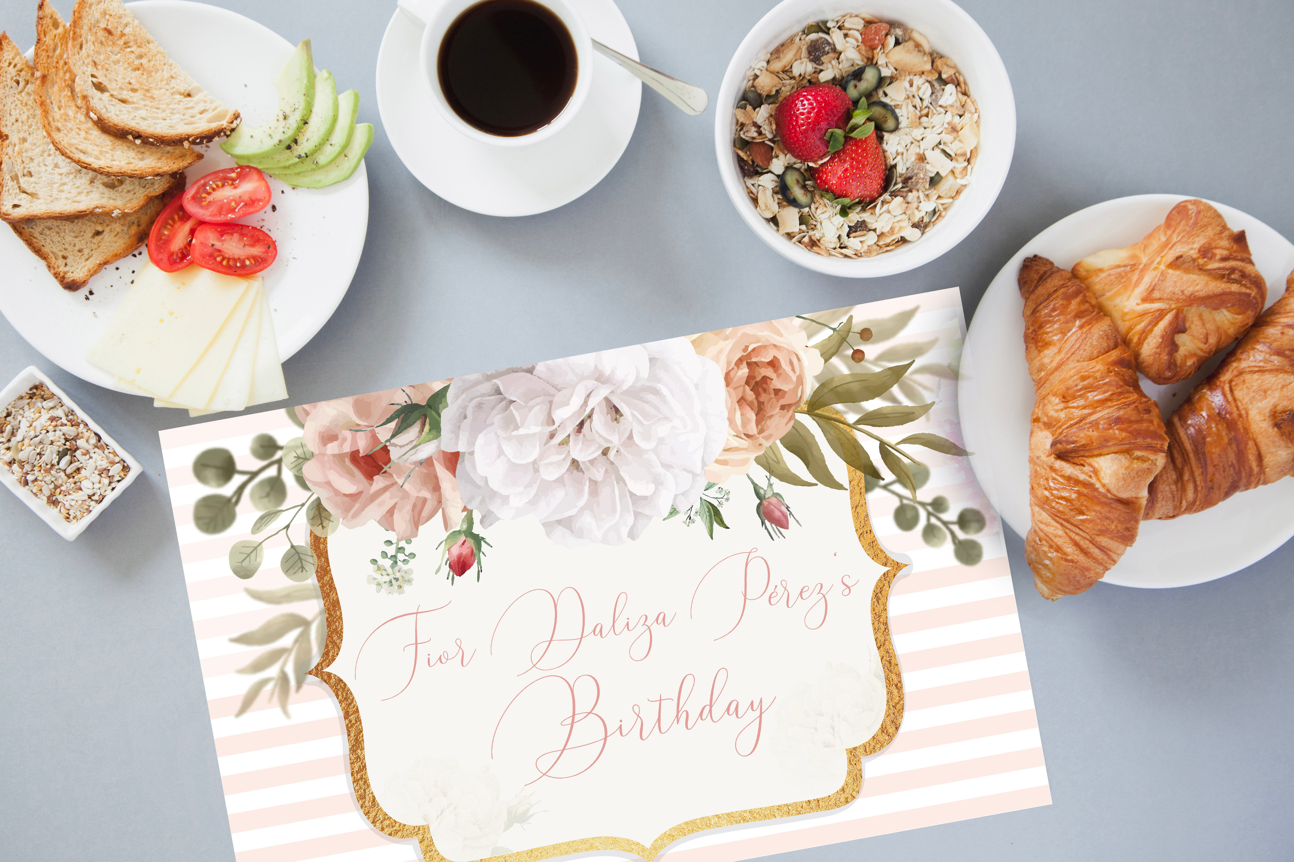 Individual - Flores Crema