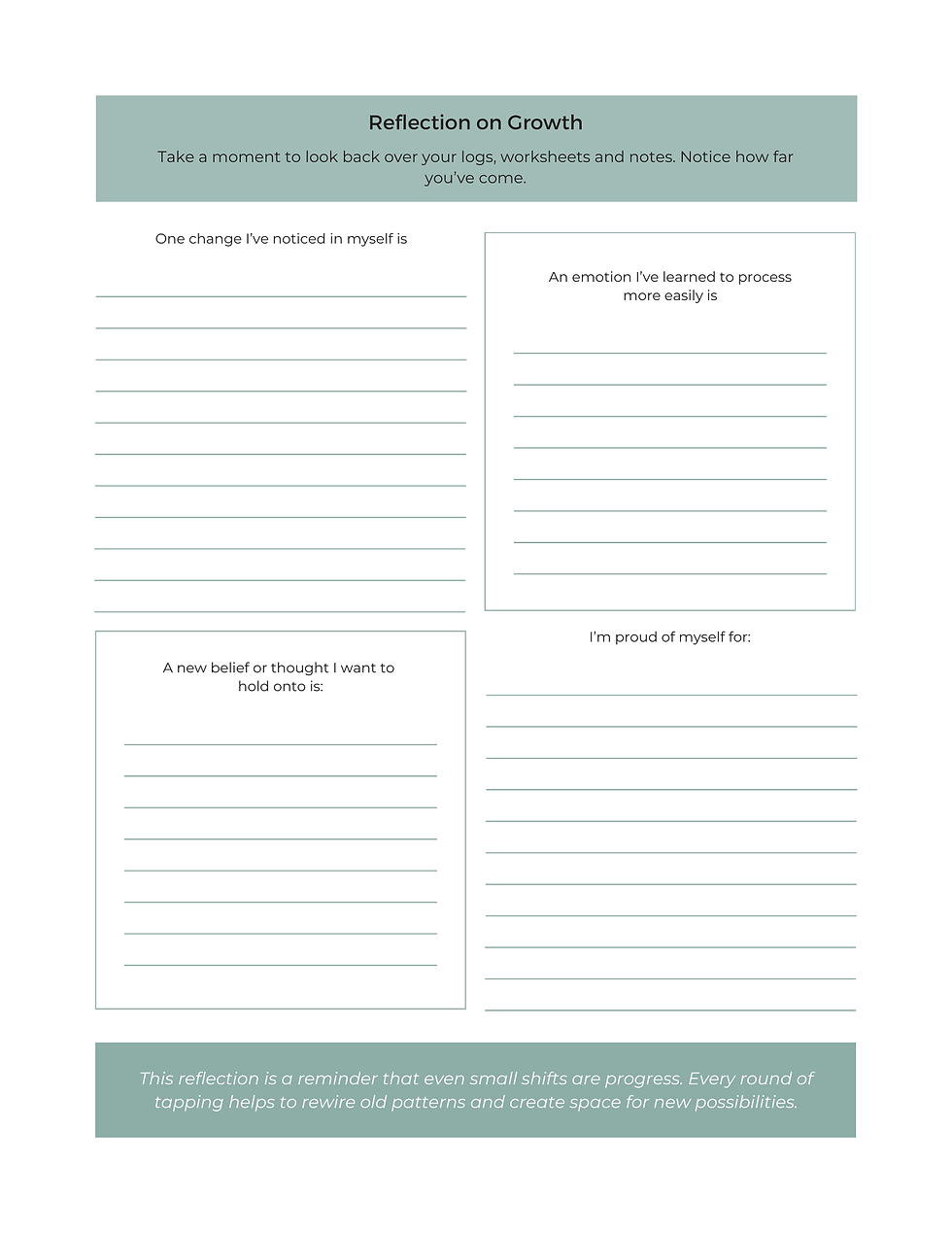 Thumbnail: EFT Tapping Workbook