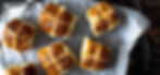 Spiced Hot Cross Buns On Cooling Rack
