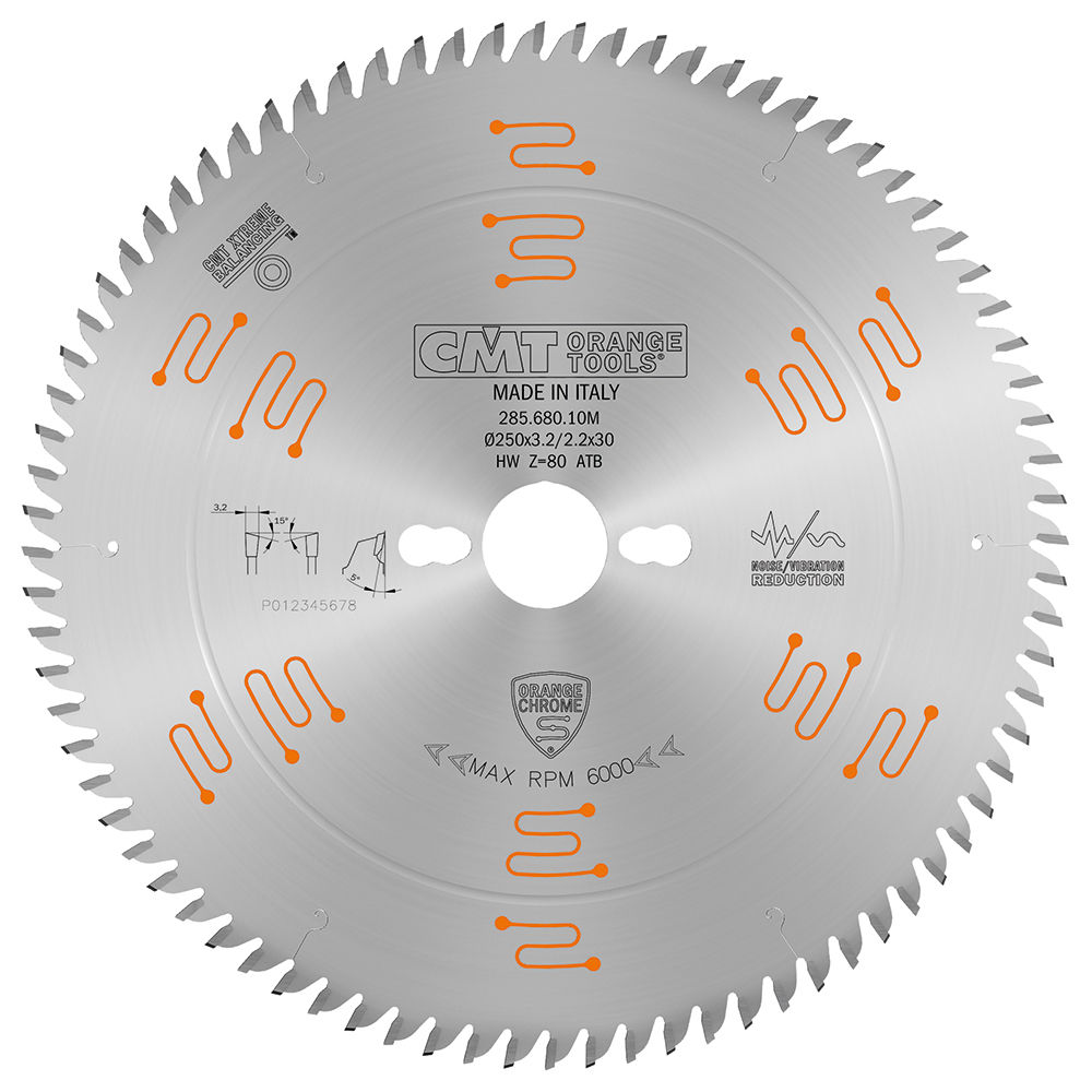CMT Chrome High Performance Saw Blade for Plywood