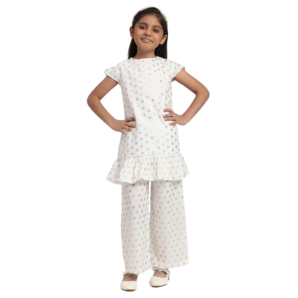 Foil Dots Delight co-ord set