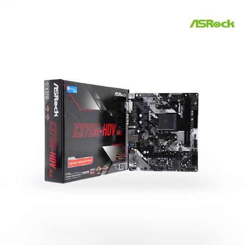 MAINBOARD (AM4) ASROCK X370M-HDV (REV4.0) | Aclick