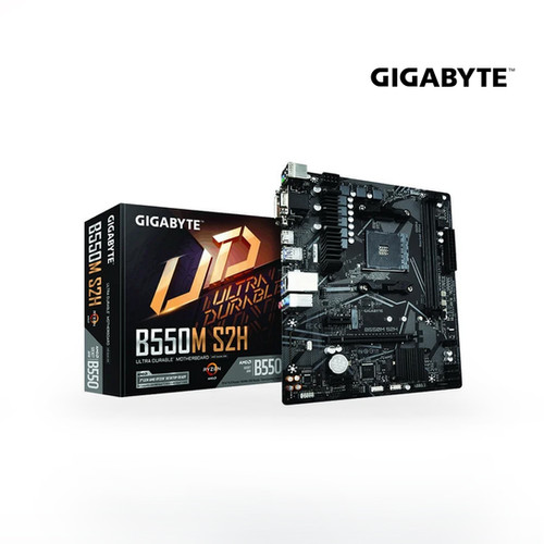 MAINBOARD (AM4) GIGABYTE B550M S2H (REV1.0) Aclick