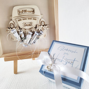 Geldgeschenke und Geschenkboxen zur Hochzeit und anderen Hochzeitstagen