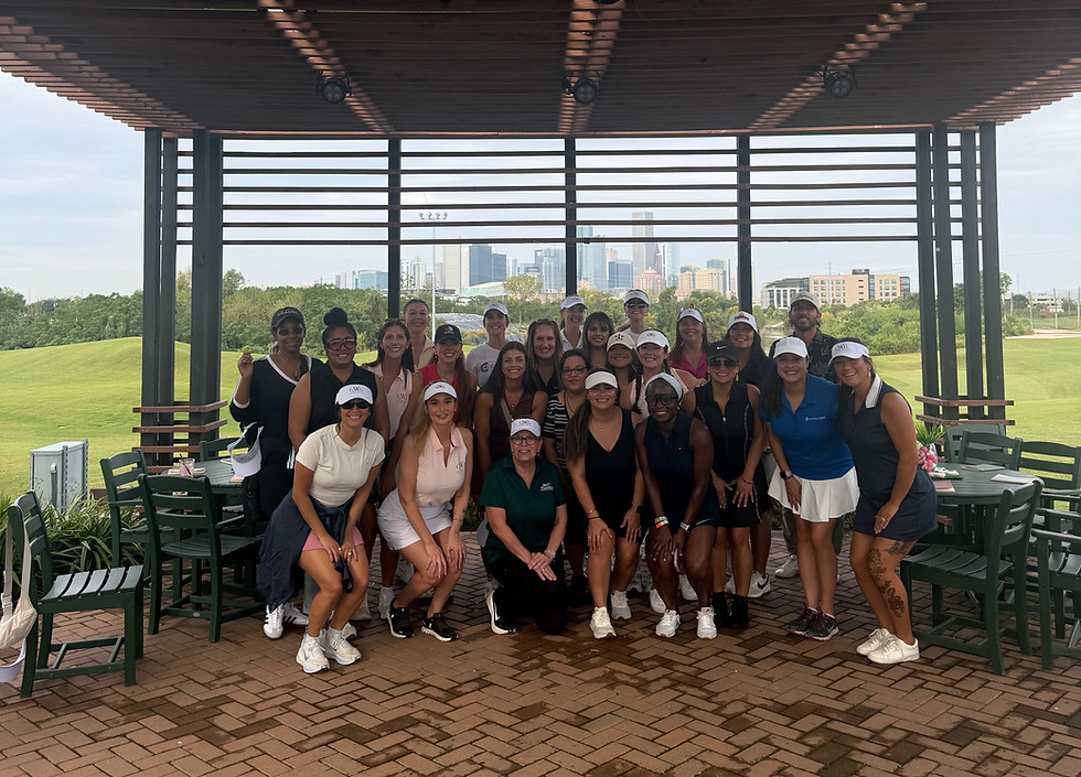 Women attending a Girls Who Golf Clinic