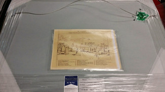 1901 Ladie's Golf Championship - Scotland - Tindells Restoration print & frame & historical pocket - conservation