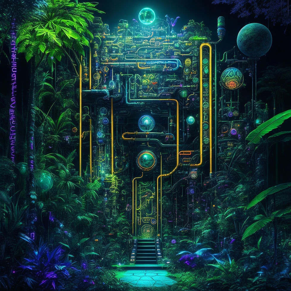 DreamShaper_v5_psychedelic_jungle_circuit_biotech_alien_world_0.jpg