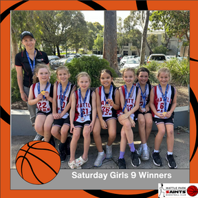 Summer 2024/2025 season - Saturday girls U9 Winners!