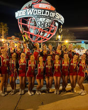 Cheereleaders at UCA Nationals