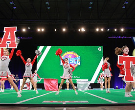 Varsity Cheerleaders Performing at Nationals