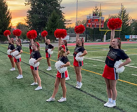 JV Team on Football Game Sideline