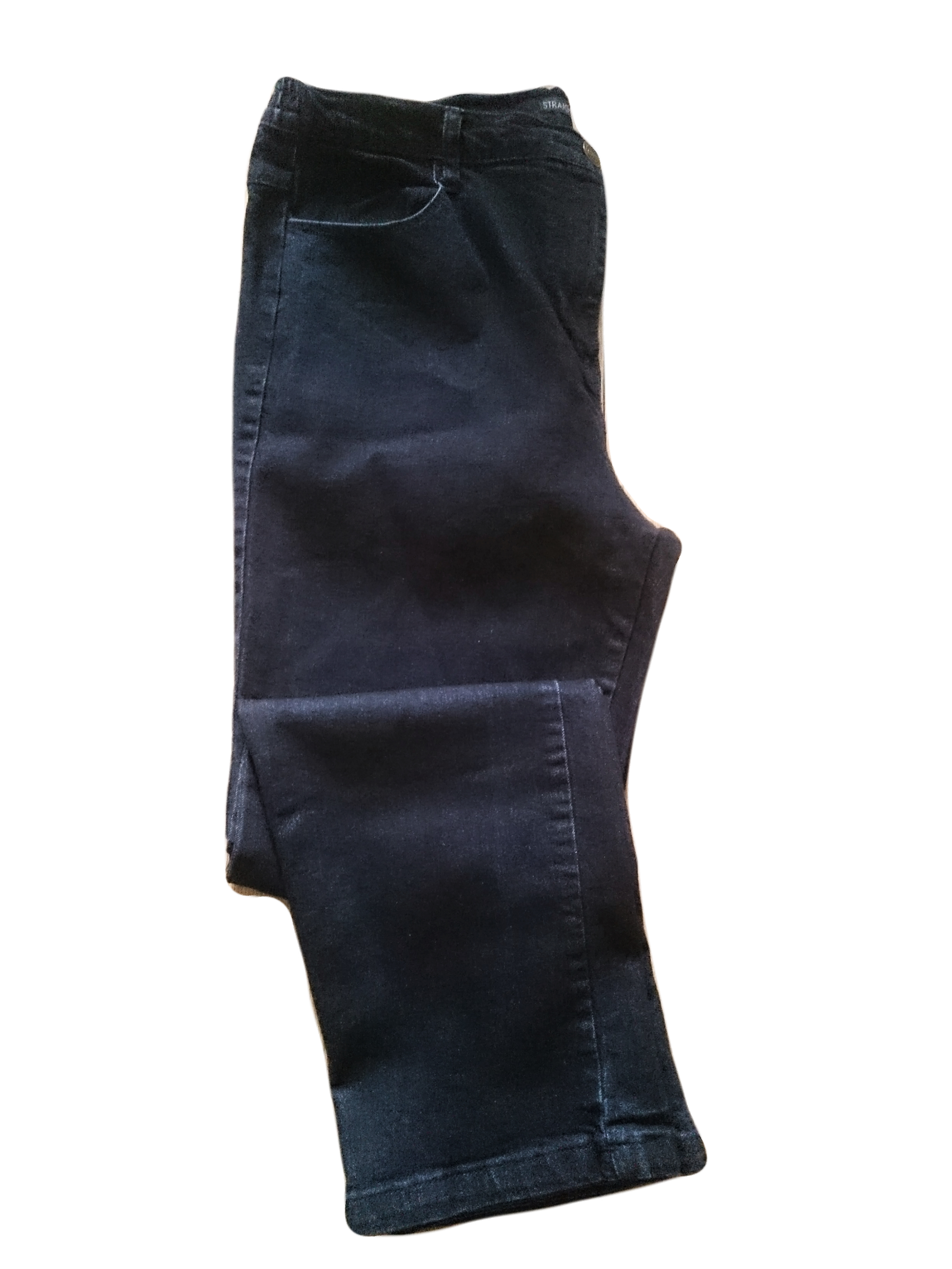 Womens size 16 black straight leg jeans