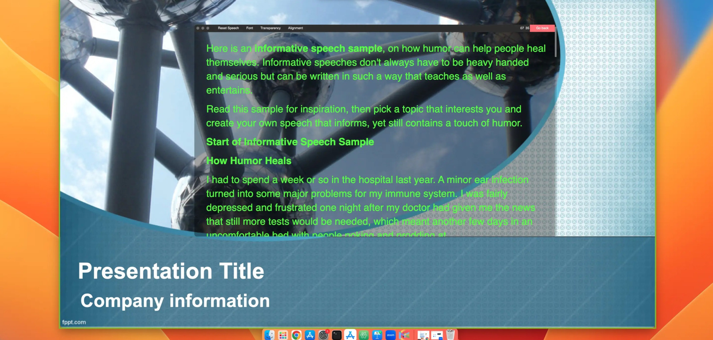How to Use Keynote with the Virtual Teleprompter