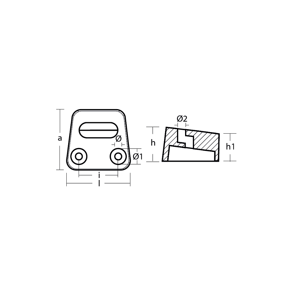 Miniatura: Zinco Volvo Penta SX - DPS