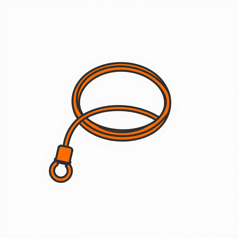 Create a clean, professional line-art service icon for “Torsion Cable Repair” for A Plus G
