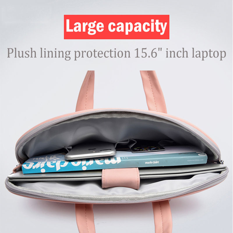 Miniatura: Bolsa de transporte para notebook de couro feminina,macbook air Polegada