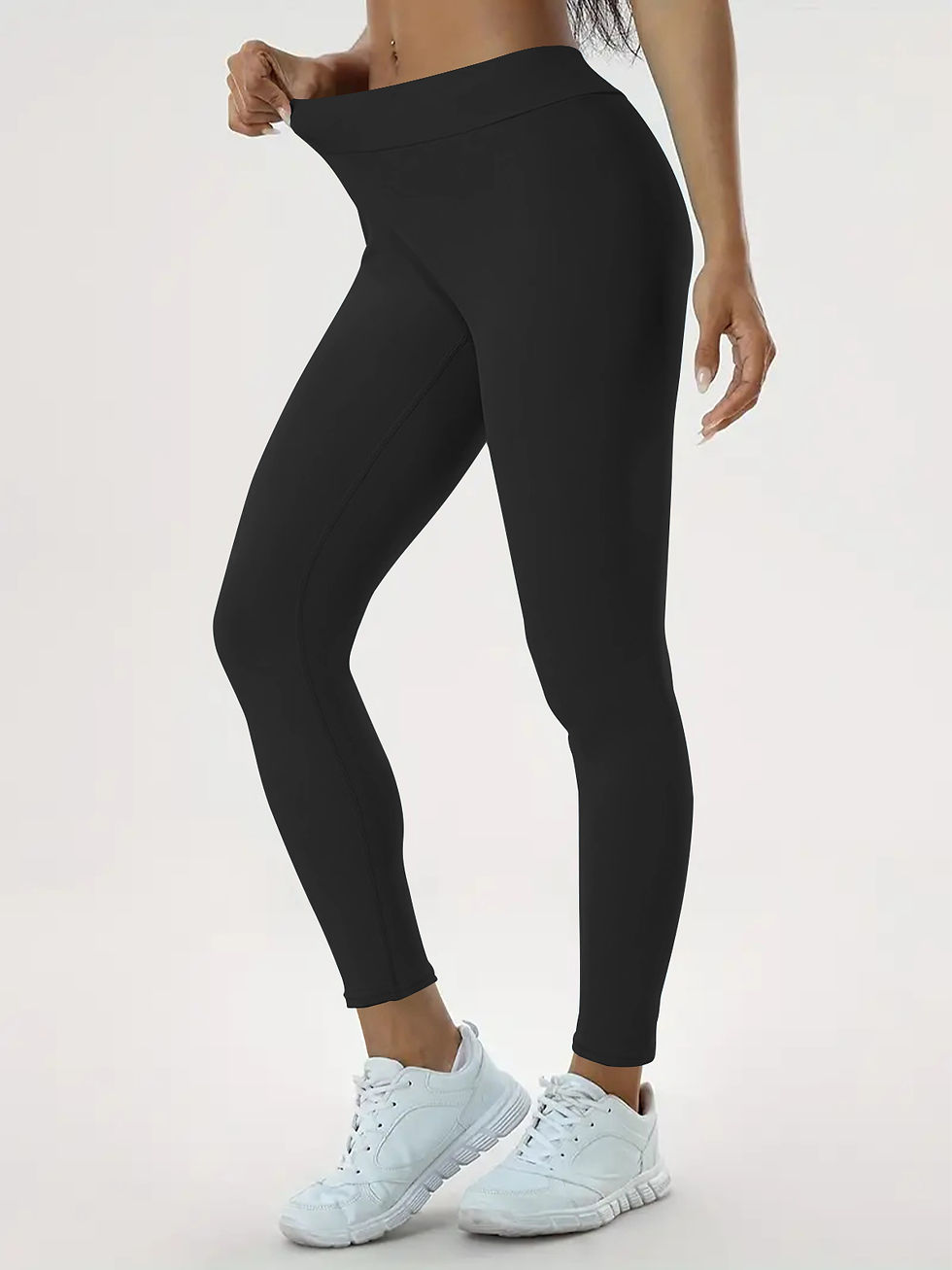 Miniatura: Calças de yoga femininas cintura alta calça de fitness apertadas elásticas altas