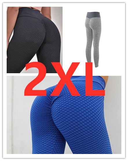 Miniatura: Calça Legging xadres Pêssego do Quadril Calças de Fitness