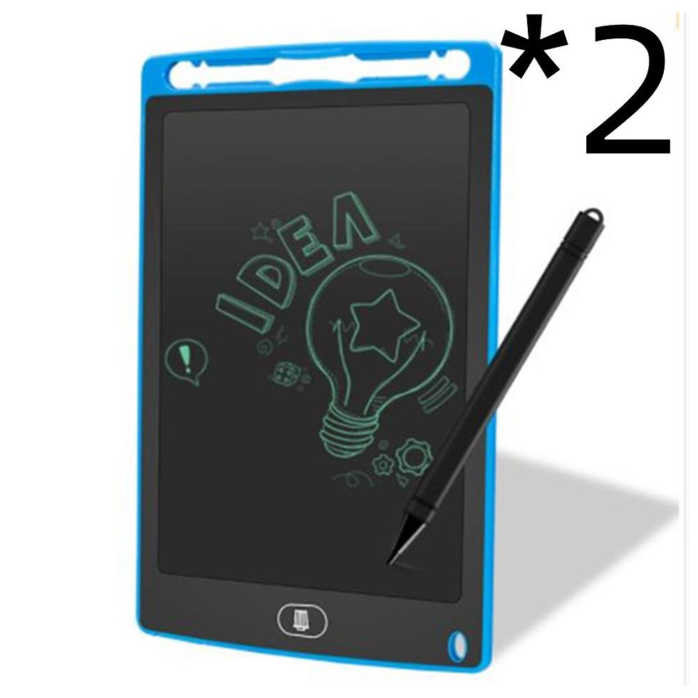 Miniatura: Placa de escrita LCD LCD Nova placa de escrita de rascunho de notas infantis
