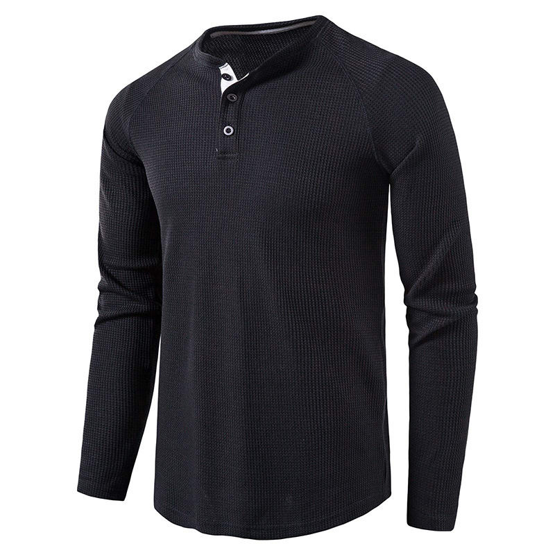 Miniatura: Camisetas masculinas Novas com mangas compridas e roupas íntimas
