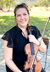 Liz Rivard, professional violinist in San Francisco Bay Area