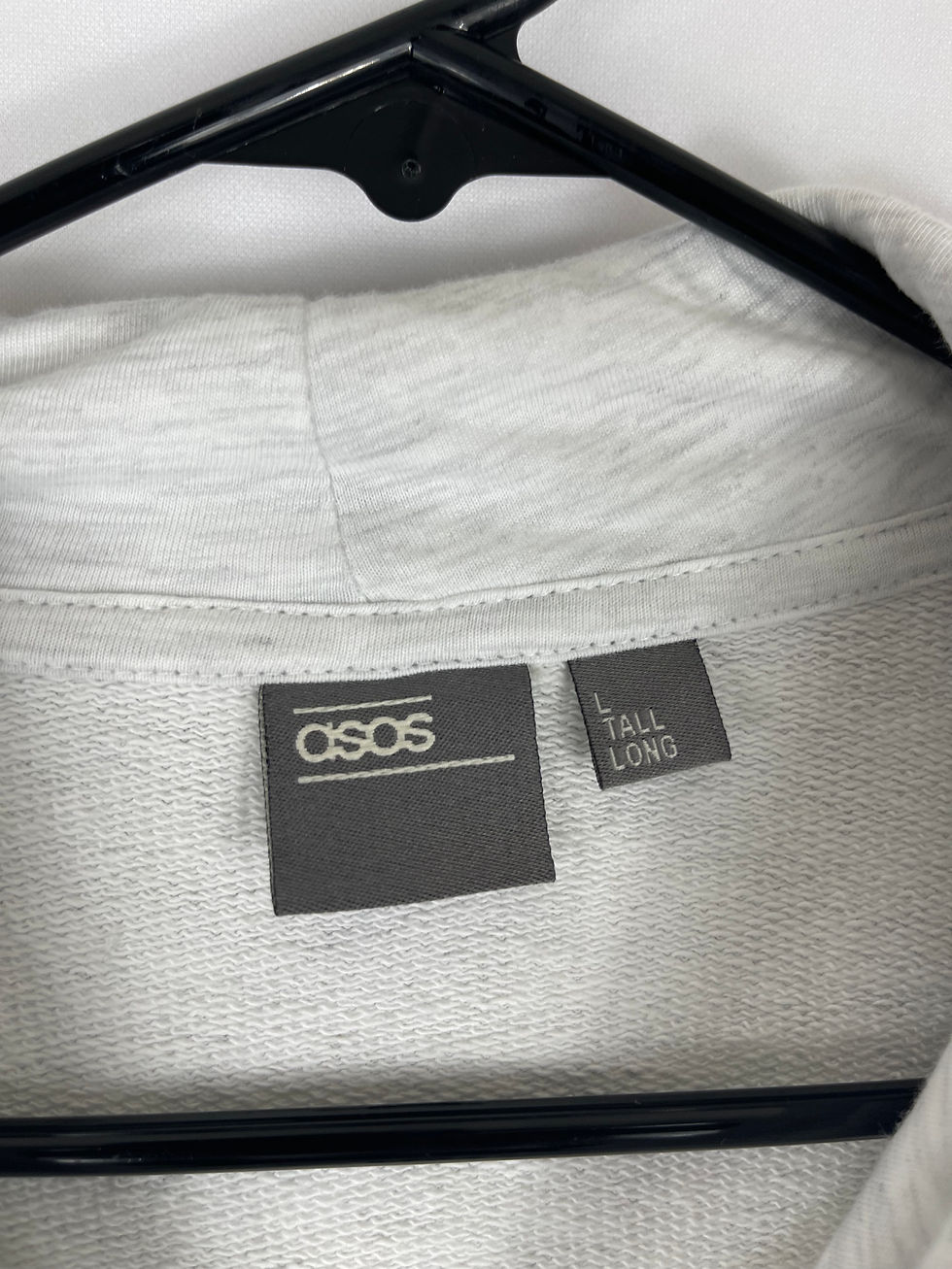 Thumbnail: ASOS - Light Gray Zip-Up Hoodie