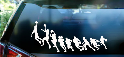 Basketball Hoop Life - Decal Sticker for a Car, Window, Wall, or Laptop ...