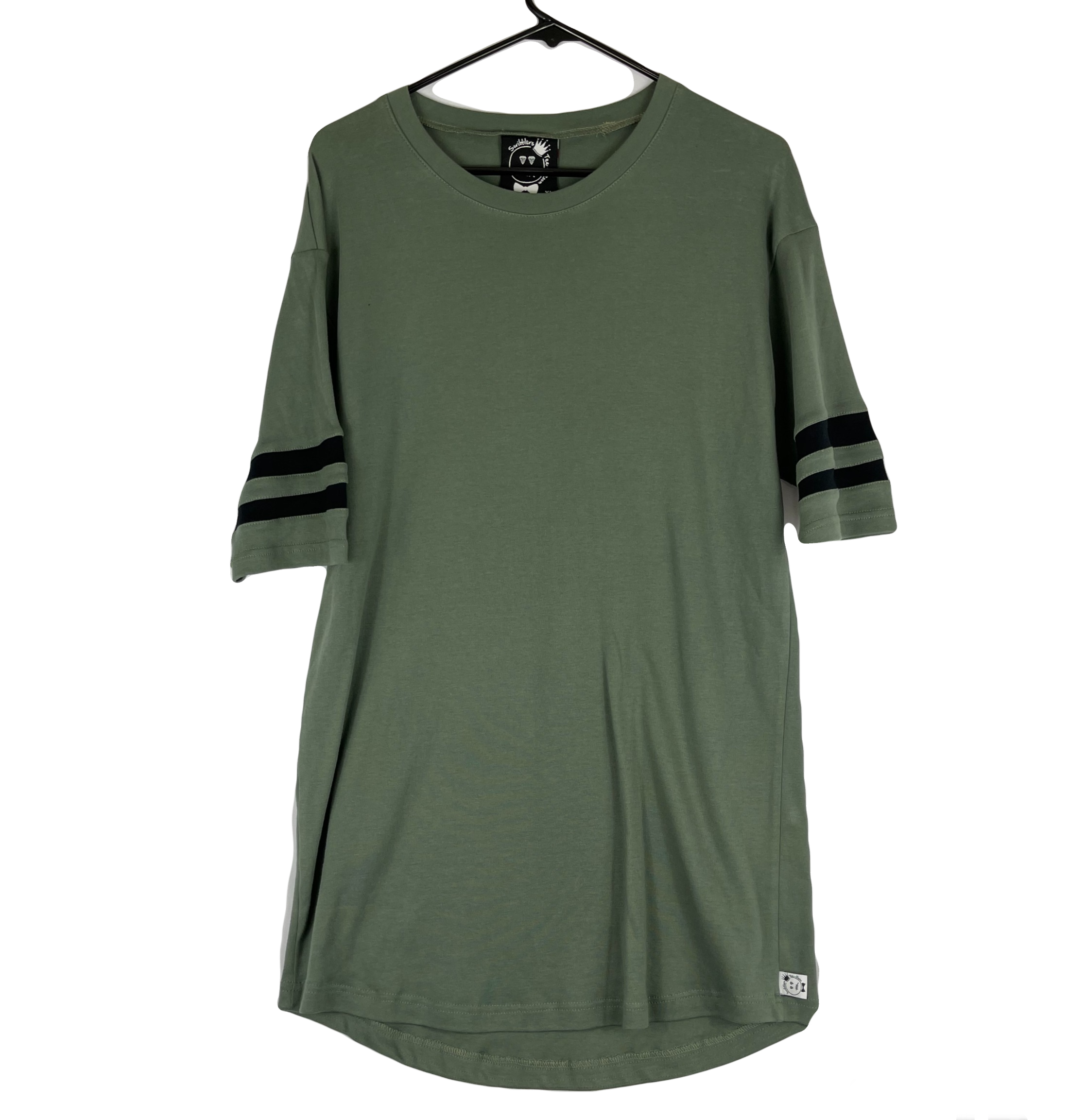 Scribblers Tee Room Olive Tee