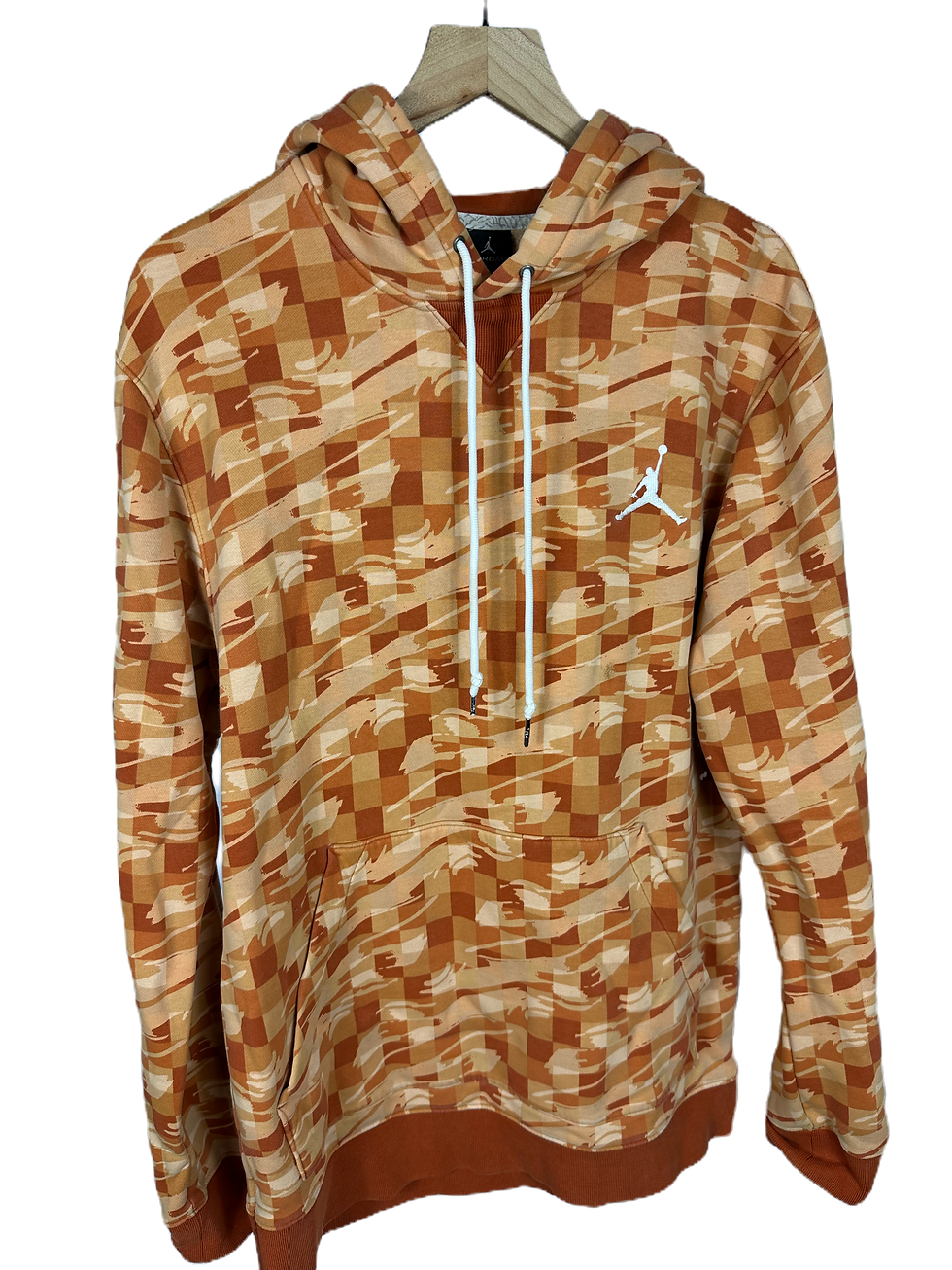 Jordan Orange Design Hoodie