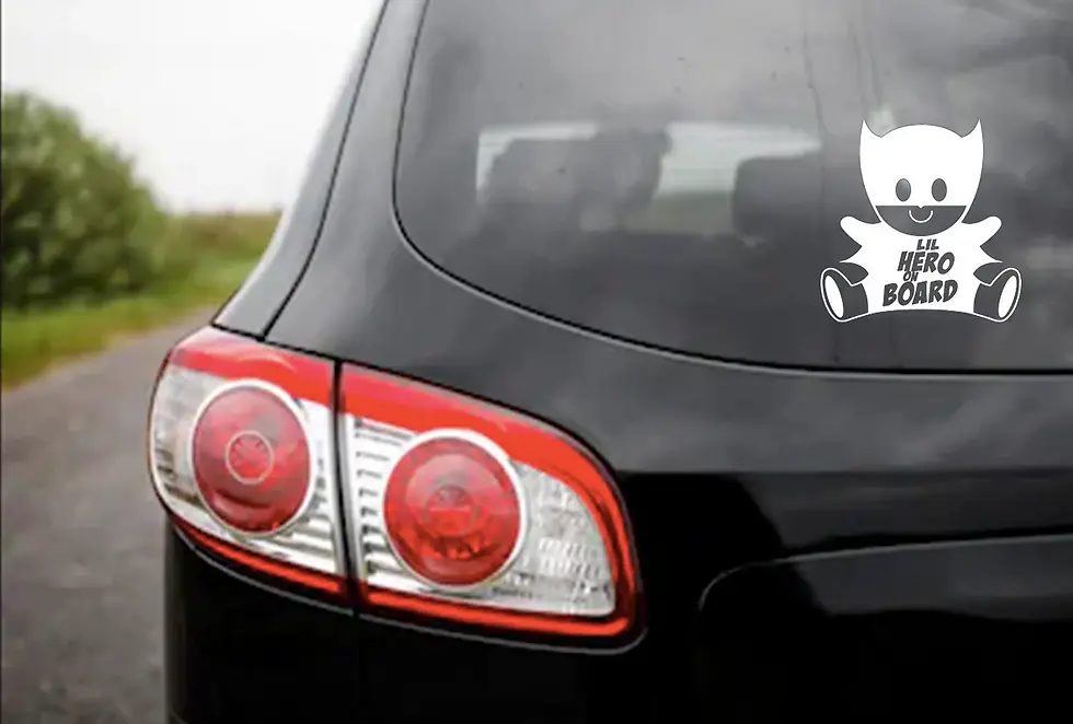 Thumbnail: Hero On Board Decal Sticker